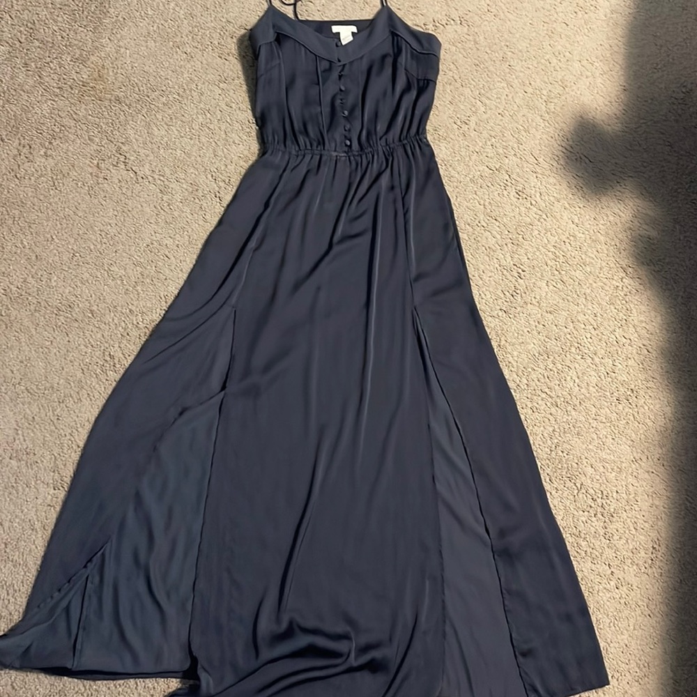 Long grey maxi dress, size 10 H&M